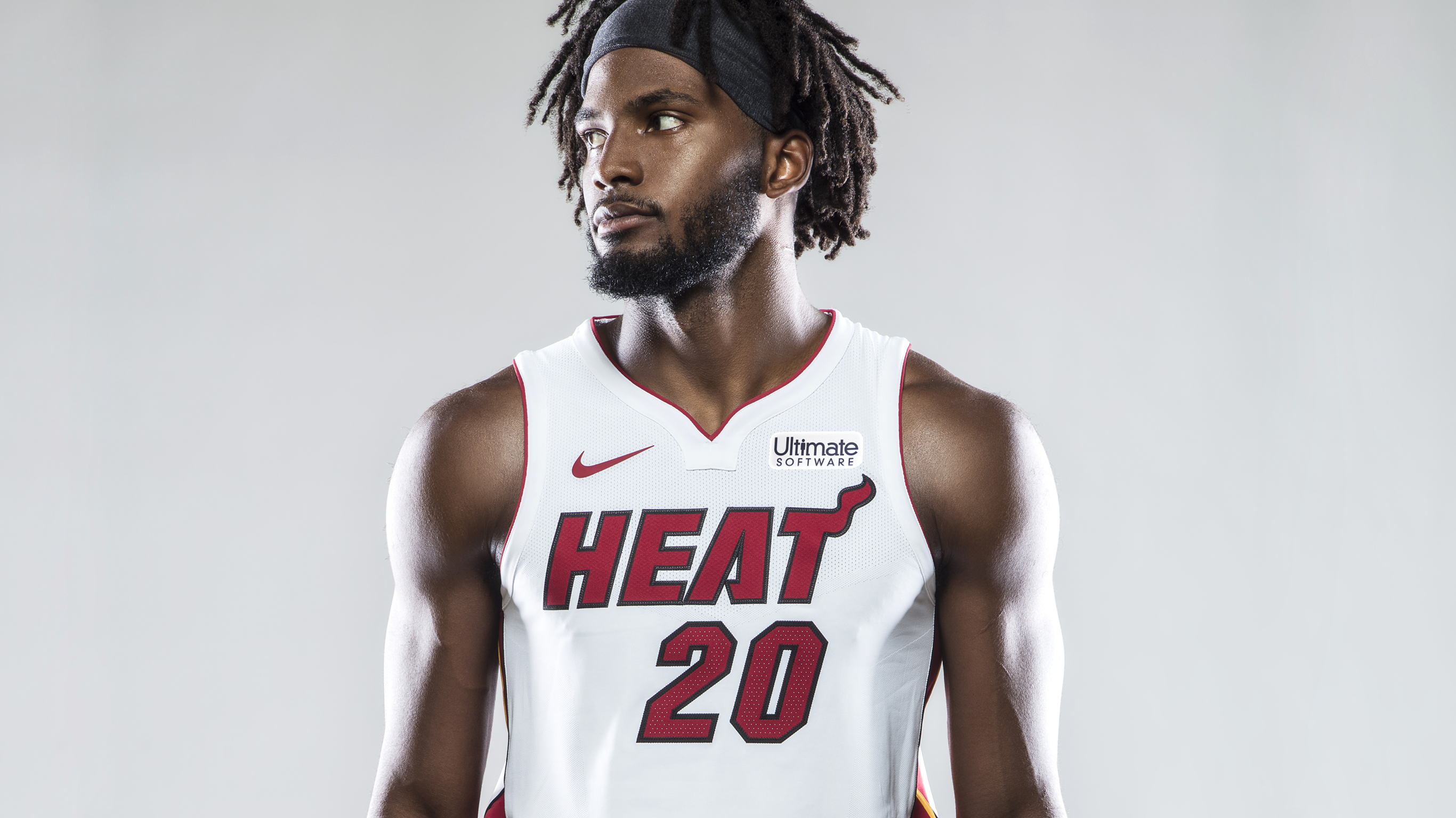 New Miami Heat Jersey with Ultimate Software Logo