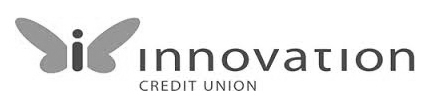 Innovation Credit Union Logo Black and White