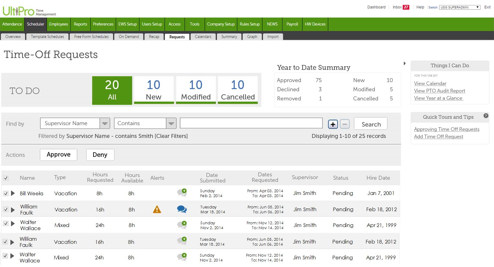 payroll time attendance software