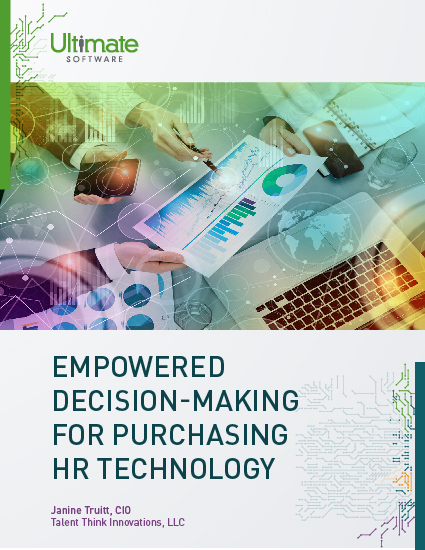 Access your business case whitepaper – Empowered Decision-Making for Purchasing HR Technology