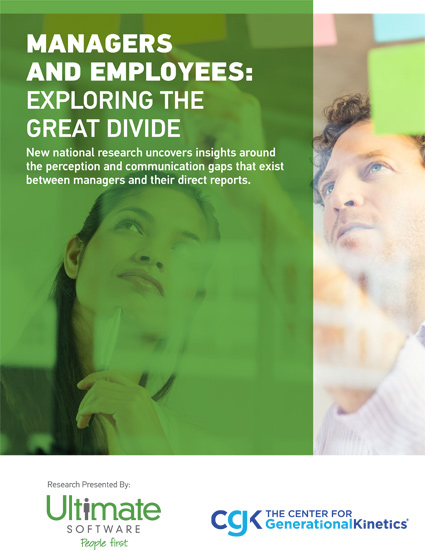 Download your talent management research guide - Managers and Employees Exploring the Divide