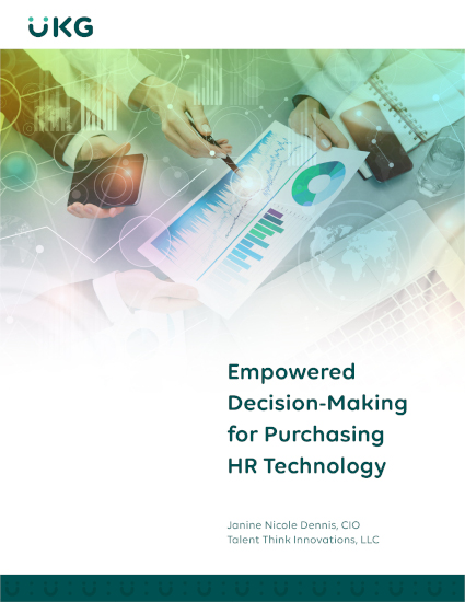 Access your business case whitepaper – Empowered Decision-Making for Purchasing HR Technology