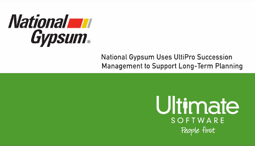 National Gypsum uses UltiPro for Long-Term Planning